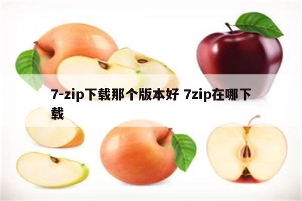 7-zip下载那个版本好 7zip在哪下载