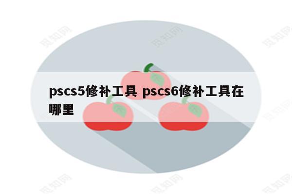 pscs5修补工具 pscs6修补工具在哪里