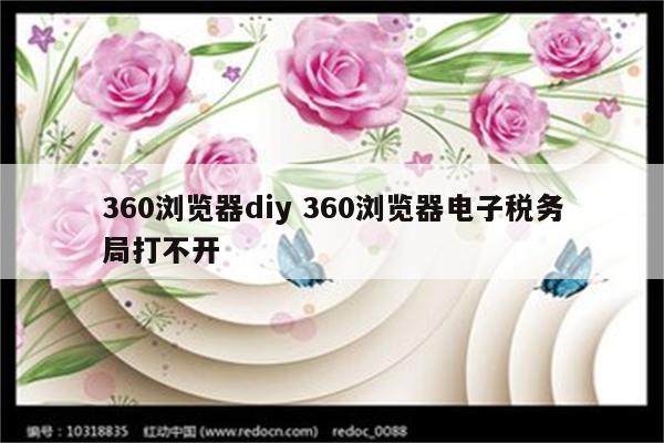 360浏览器diy 360浏览器电子税务局打不开