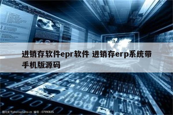 进销存软件epr软件 进销存erp系统带手机版源码