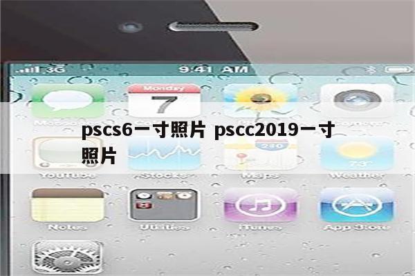 pscs6一寸照片 pscc2019一寸照片