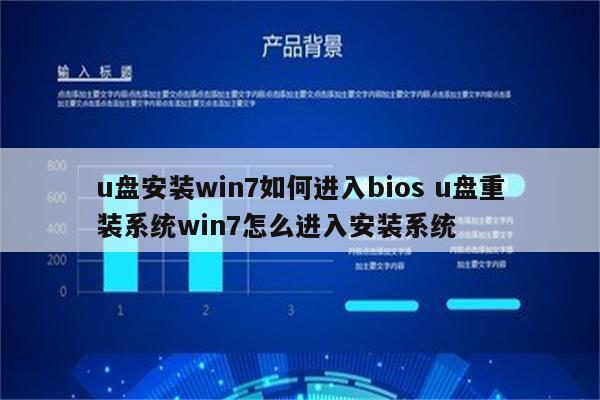 u盘安装win7如何进入bios u盘重装系统win7怎么进入安装系统
