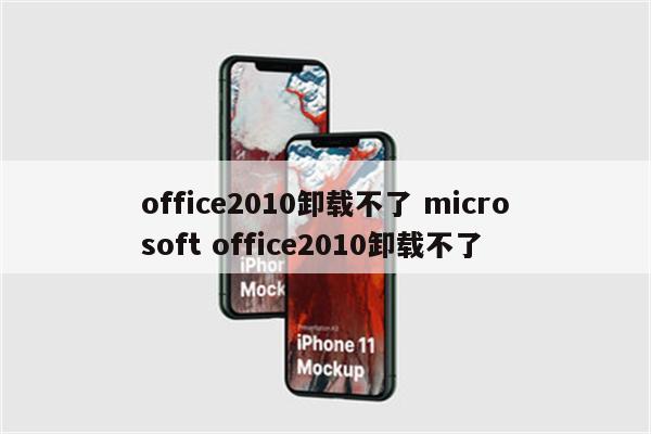 office2010卸载不了 microsoft office2010卸载不了