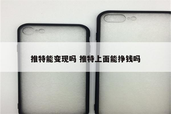 推特能变现吗 推特上面能挣钱吗