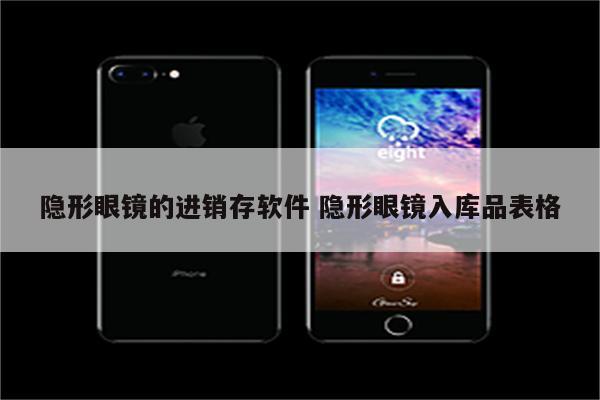 隐形眼镜的进销存软件 隐形眼镜入库品表格