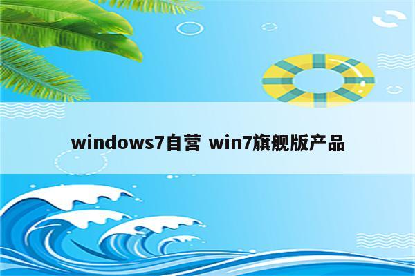 windows7自营 win7旗舰版产品