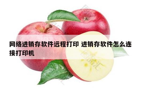 网络进销存软件远程打印 进销存软件怎么连接打印机