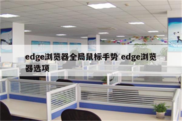 edge浏览器全局鼠标手势 edge浏览器选项