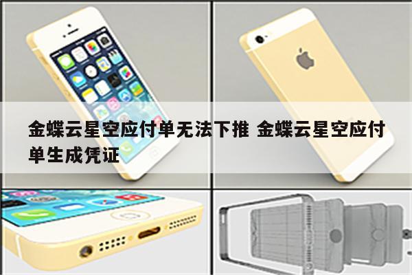 金蝶云星空应付单无法下推 金蝶云星空应付单生成凭证