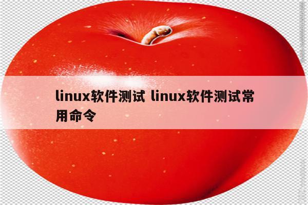 linux软件测试 linux软件测试常用命令