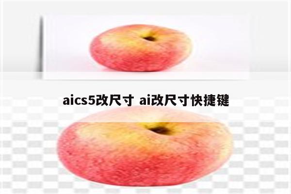aics5改尺寸 ai改尺寸快捷键