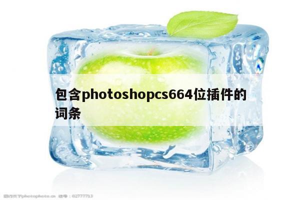 包含photoshopcs664位插件的词条