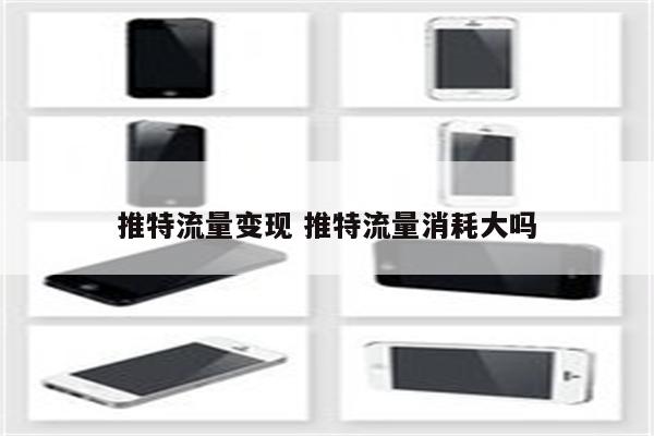 推特流量变现 推特流量消耗大吗