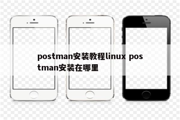 postman安装教程linux postman安装在哪里