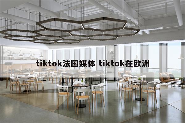 tiktok法国媒体 tiktok在欧洲