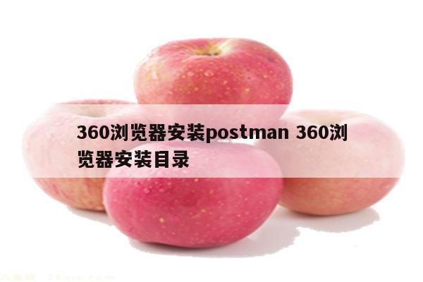 360浏览器安装postman 360浏览器安装目录