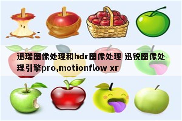 迅瑞图像处理和hdr图像处理 迅锐图像处理引擎pro,motionflow xr