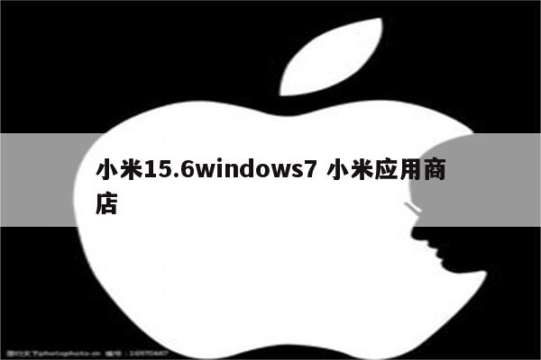 小米15.6windows7 小米应用商店