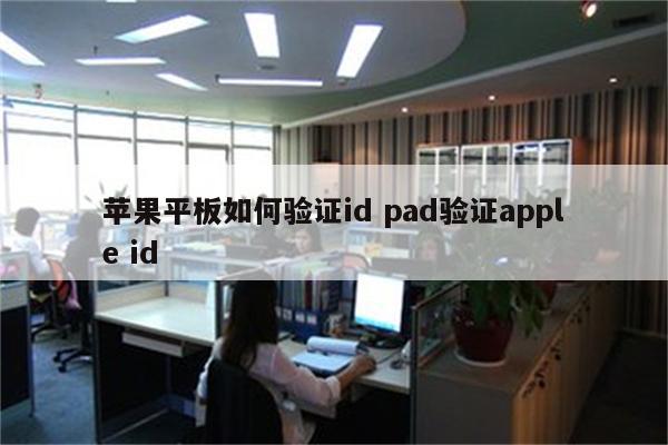 苹果平板如何验证id pad验证apple id