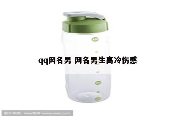 qq网名男 网名男生高冷伤感