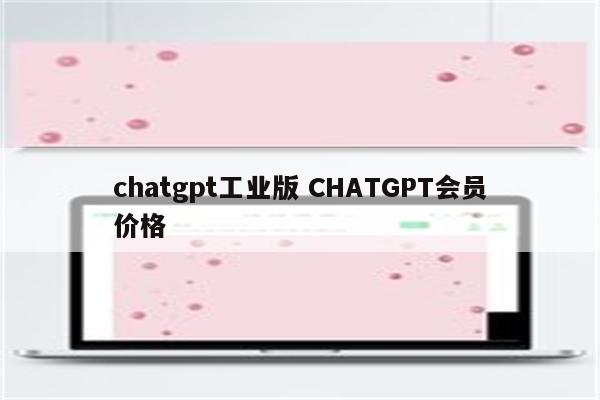 chatgpt工业版 CHATGPT会员价格
