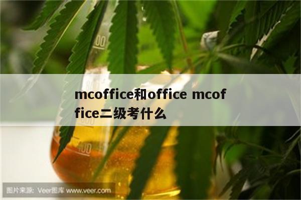 mcoffice和office mcoffice二级考什么