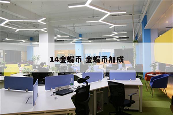 14金蝶币 金蝶币加成