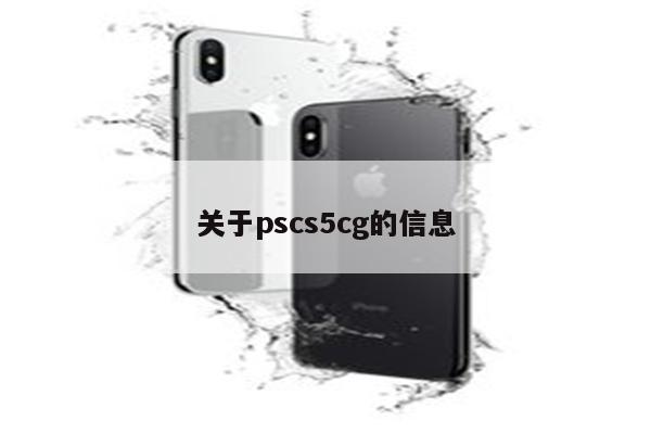关于pscs5cg的信息