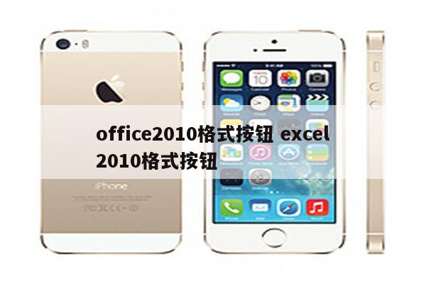 office2010格式按钮 excel2010格式按钮