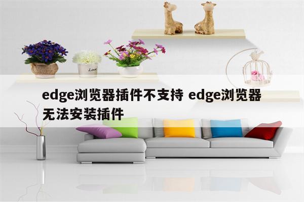 edge浏览器插件不支持 edge浏览器无法安装插件