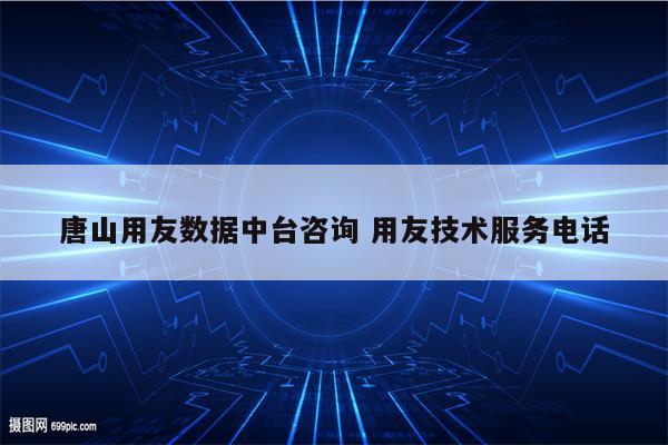 唐山用友数据中台咨询 用友技术服务电话
