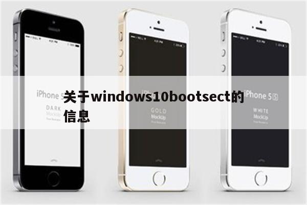 关于windows10bootsect的信息