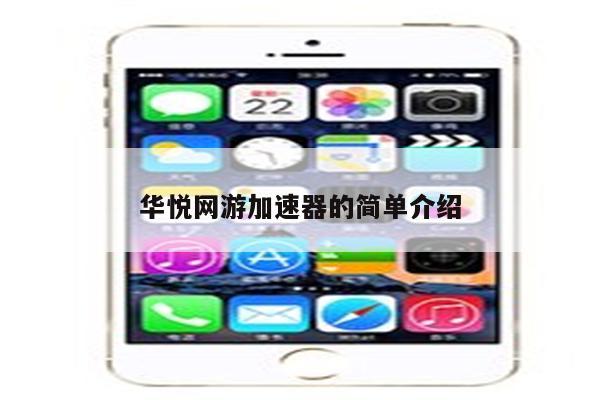 华悦网游加速器的简单介绍