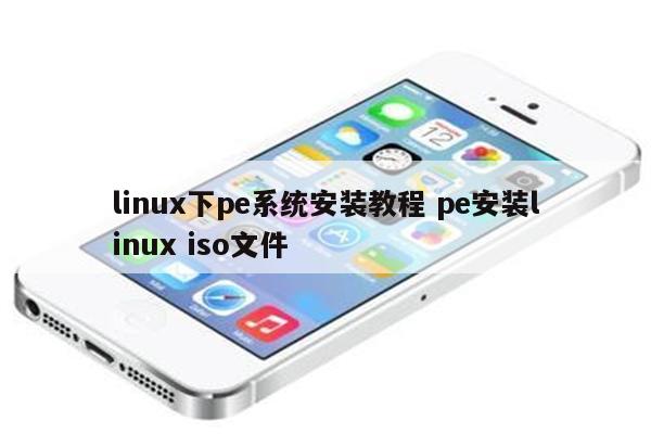 linux下pe系统安装教程 pe安装linux iso文件