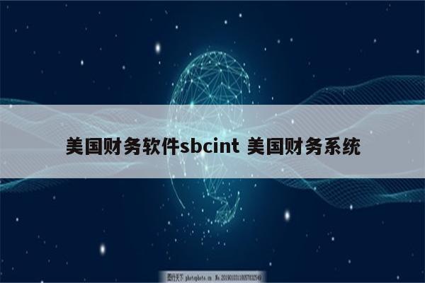 美国财务软件sbcint 美国财务系统