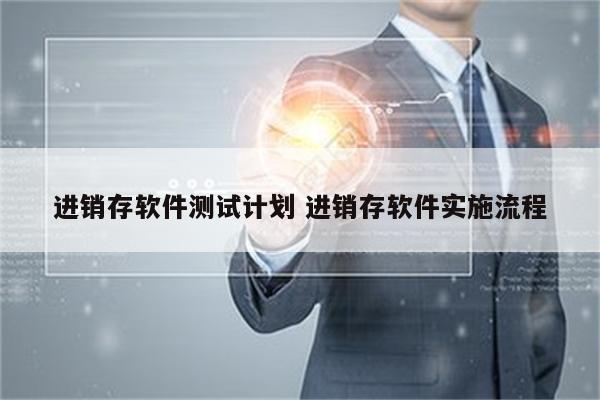 进销存软件测试计划 进销存软件实施流程