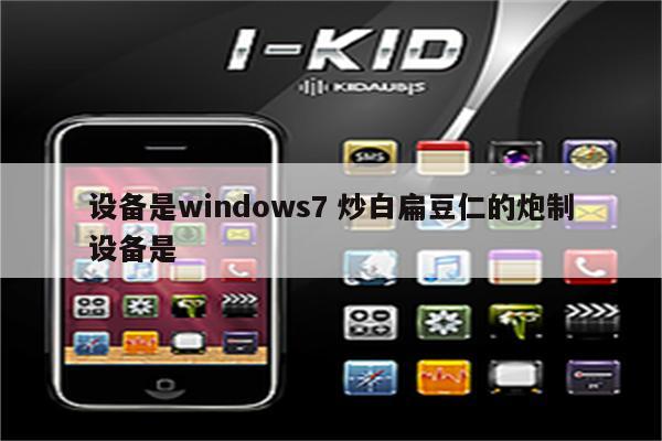 设备是windows7 炒白扁豆仁的炮制设备是