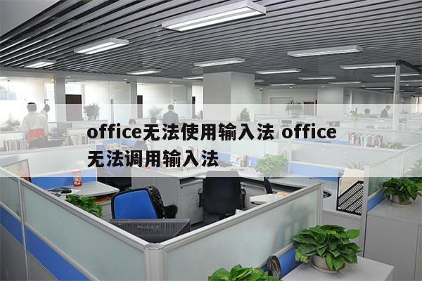 office无法使用输入法 office无法调用输入法