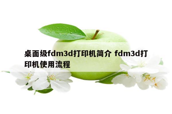 桌面级fdm3d打印机简介 fdm3d打印机使用流程