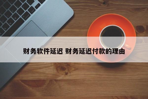 财务软件延迟 财务延迟付款的理由