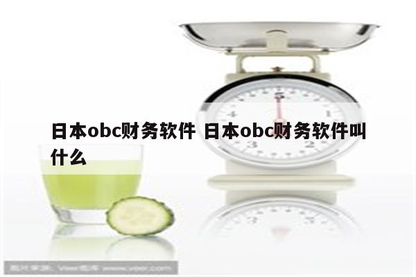 日本obc财务软件 日本obc财务软件叫什么