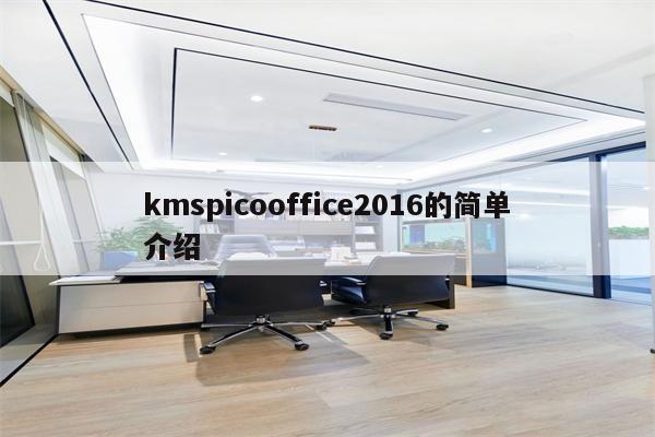 kmspicooffice2016的简单介绍