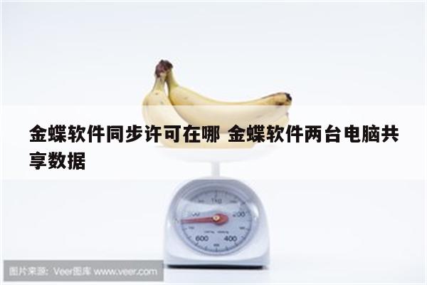 金蝶软件同步许可在哪 金蝶软件两台电脑共享数据