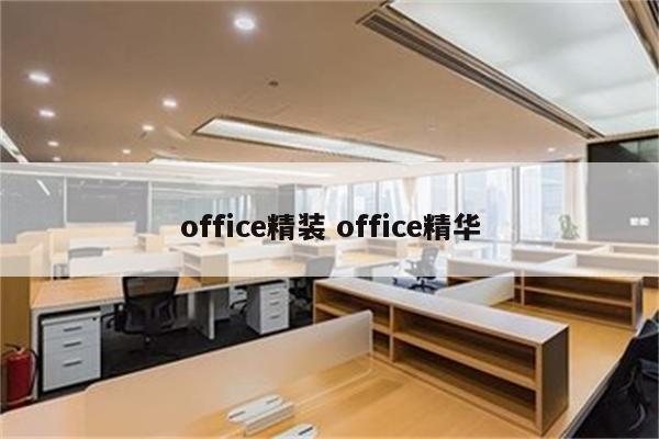office精装 office精华
