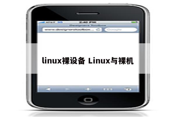 linux裸设备 Linux与裸机