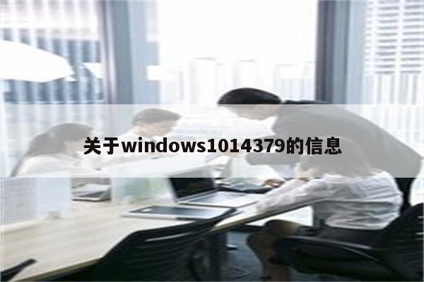 关于windows1014379的信息