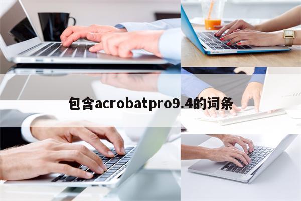 包含acrobatpro9.4的词条