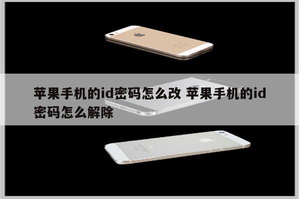 苹果手机的id密码怎么改 苹果手机的id密码怎么解除