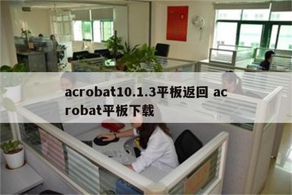 acrobat10.1.3平板返回 acrobat平板下载