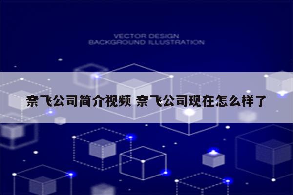 奈飞公司简介视频 奈飞公司现在怎么样了